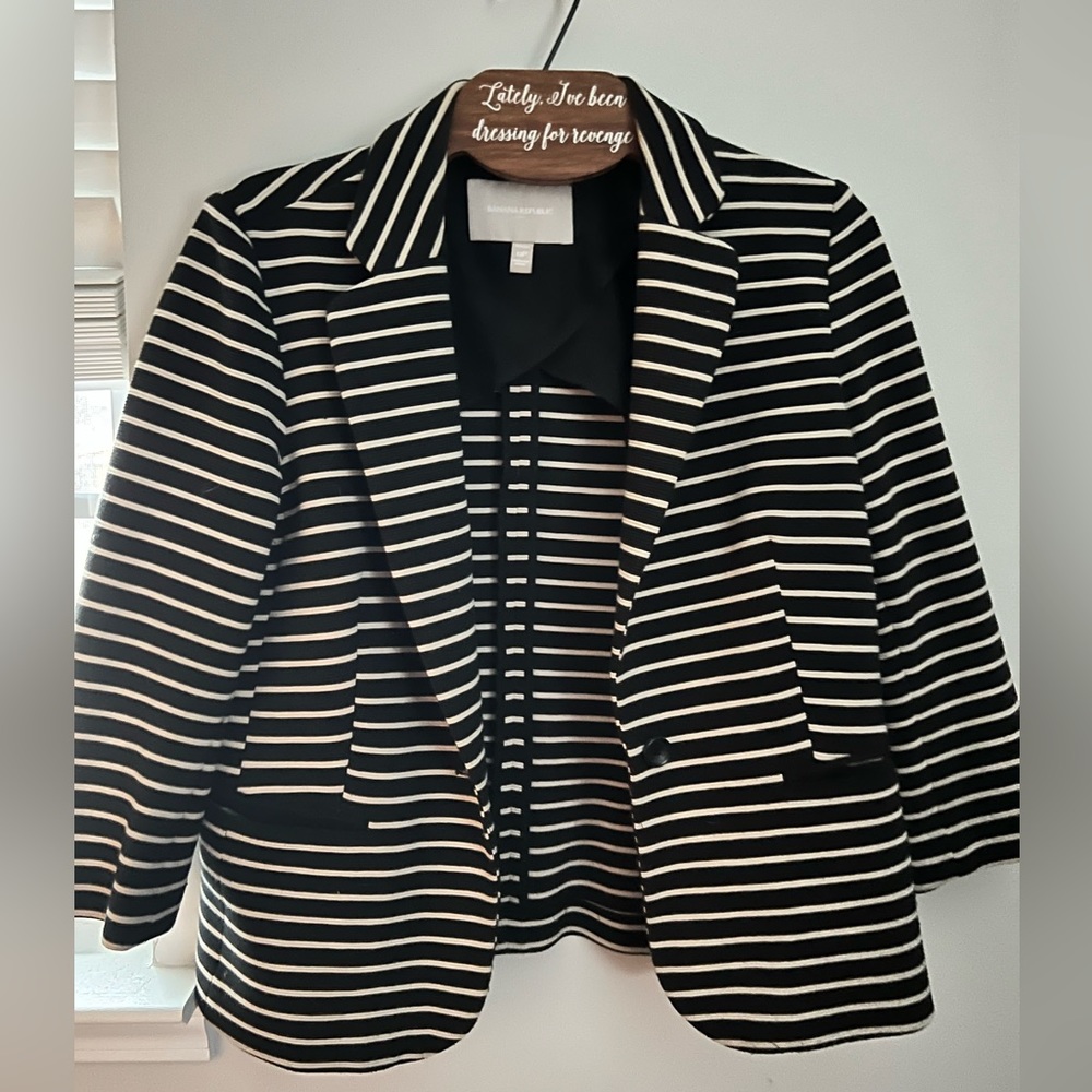 Banana Republic Striped Blazer